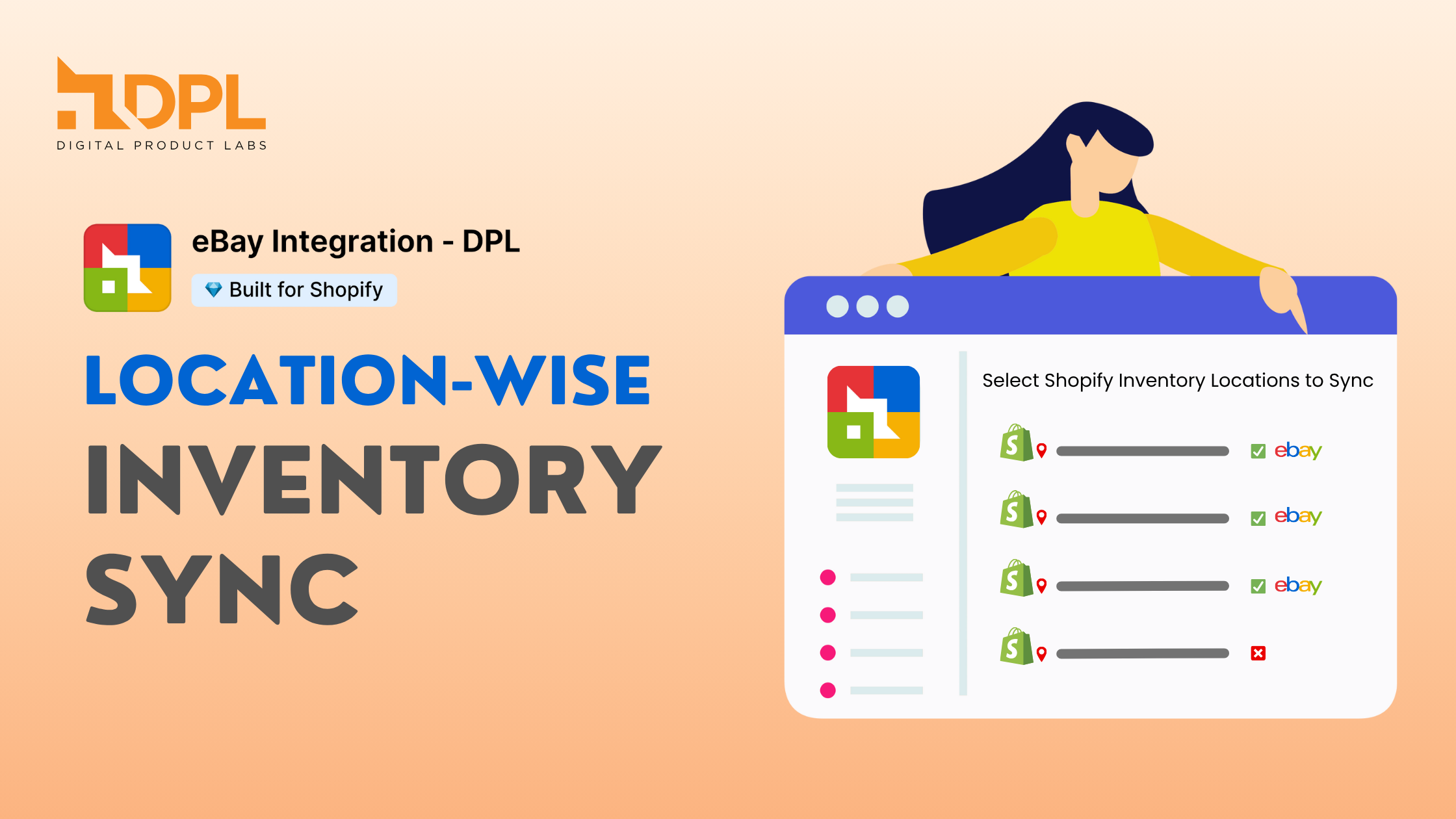 More Control with Location-Based Inventory Sync in eBay Integration DPL